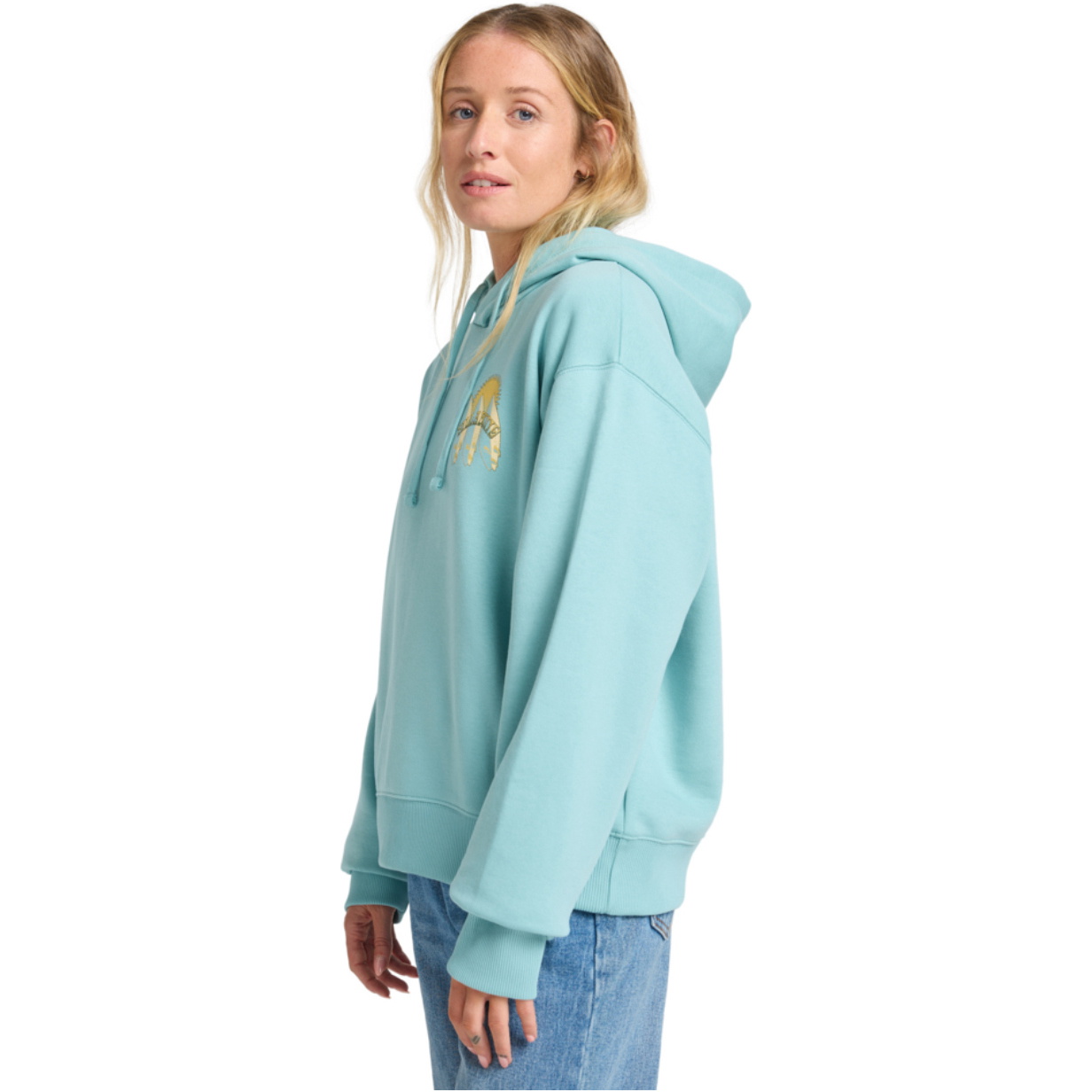 2025 Billabong Womens Ready And Set Pullover Hoodie EBJSF00184 - Misty Blue